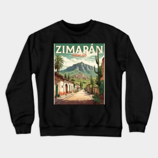 Zempoala Hidalgo Mexico Vintage Tourism Travel Crewneck Sweatshirt